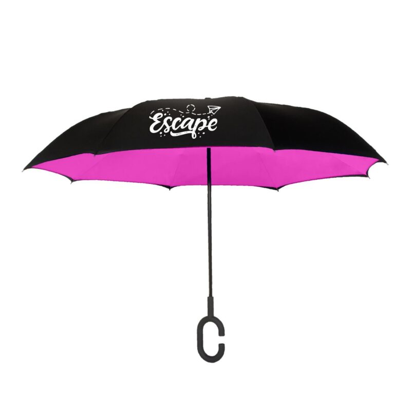 Shed Rain™ UnbelievaBrella® 48" Reverse-Close Manual Stick Umbrella (Solids) - 1