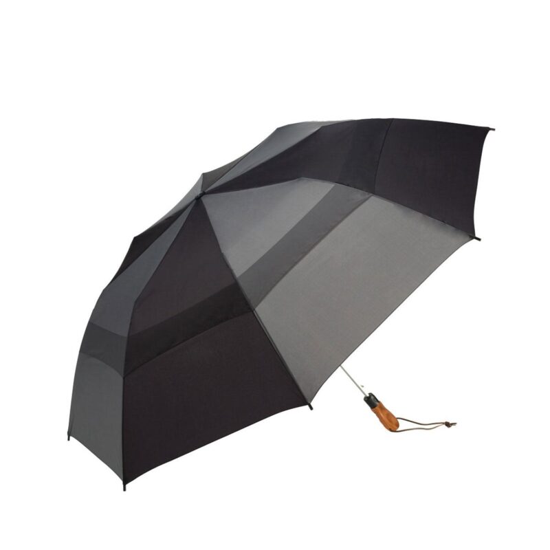 Shed Rain™ Windjammer® 58" Vented Wooden-Handled Auto-Open Jumbo Compact Umbrella - 3