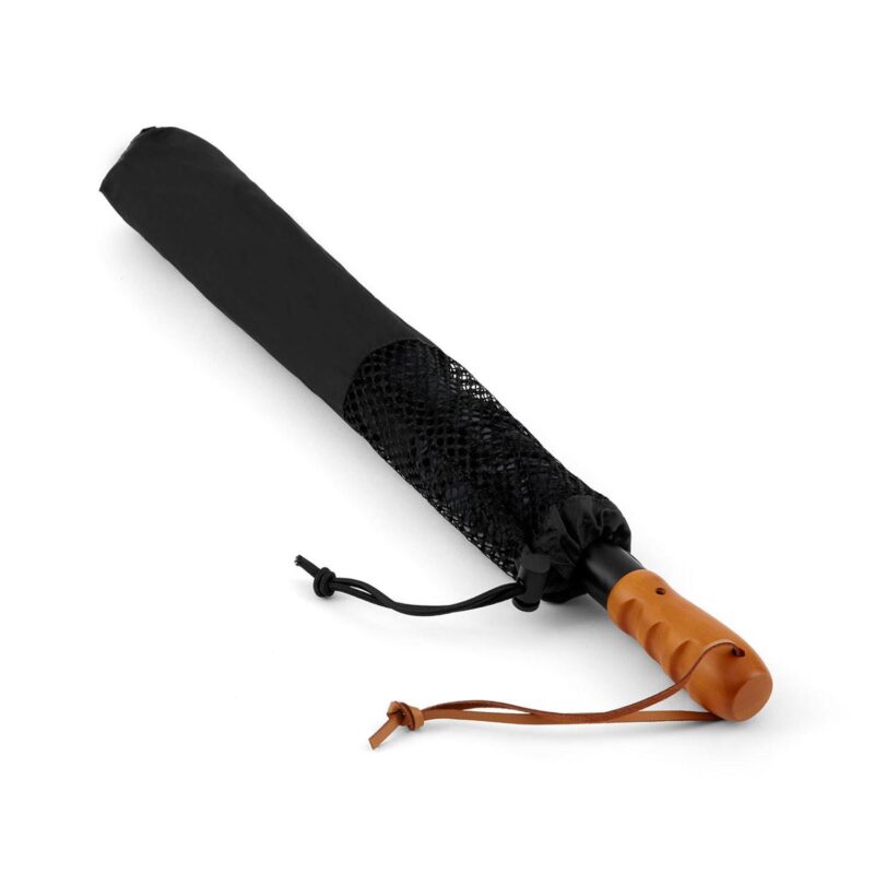 Shed Rain™ Windjammer® 58" Vented Wooden-Handled Auto-Open Jumbo Compact Umbrella - 5